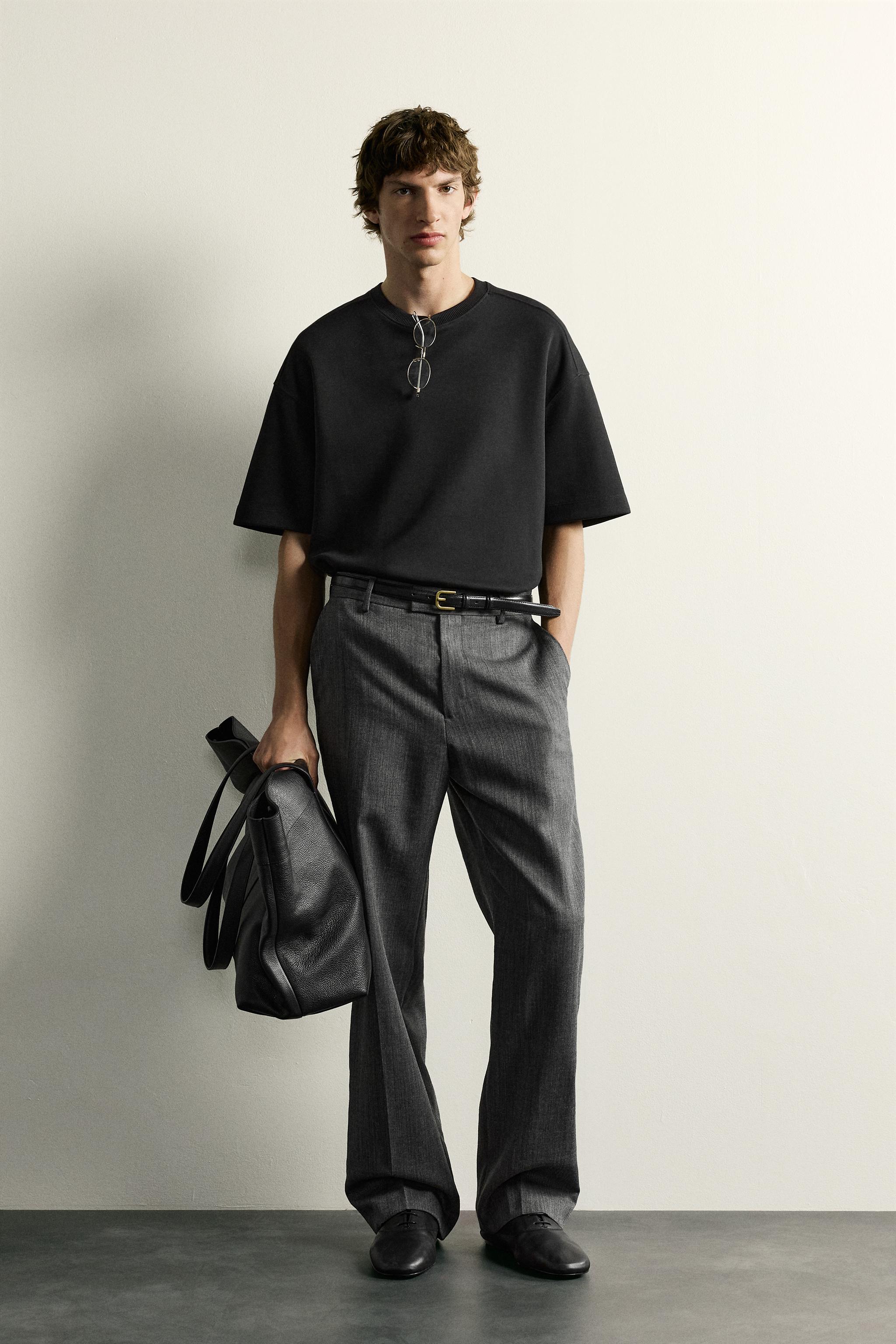 RELAXED FIT INTERLOCK SWEATSHIRT